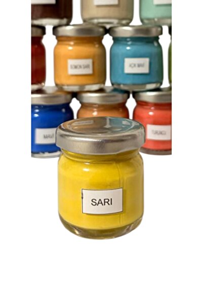 ŞEKERCİMM Seramik çini boyası 40cc Açık Sarı