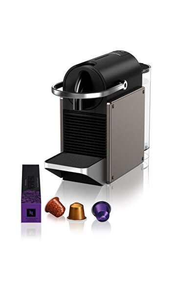 Nespresso C62 Pixie Espresso Coffee Machine,Titan
