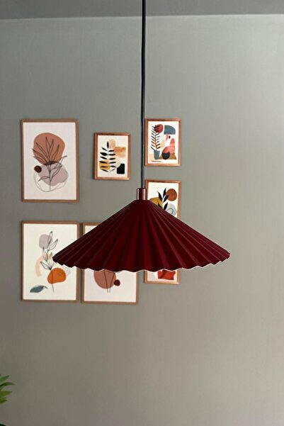 Bamyum Avilla Vişne Çürüğü Tekli Metal Avize Rustik Cafe Mutfak Modern Dekoratif Sarkıt Aydınlatma