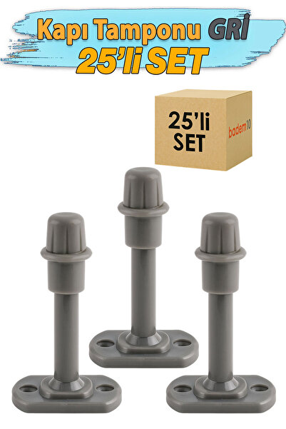 Badem10 25 bucăți de protecție gri din silicon pentru uși, ferestre, perete, ...