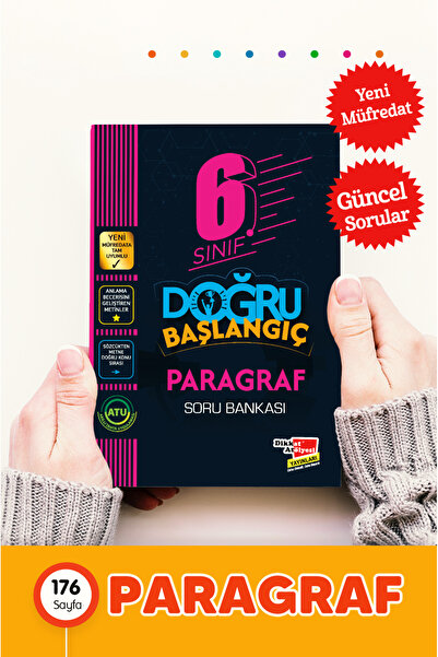 Dikkat Atölyesi Yayınları 6. Sınıf Paragraf Doğru Başlangıç Soru bankası Fix Çıkan Sorular