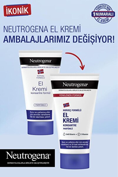 Neutrogena Norveç Formülü El Kremi Parfümlü 75 Ml