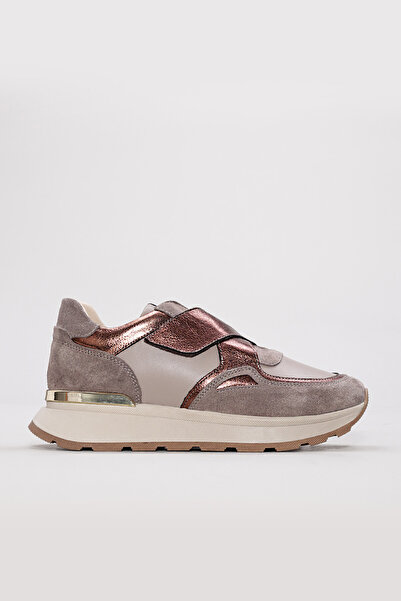 FAST STEP Γυναικεία παπούτσια casual από γνήσιο δέρμα 757ZA24048