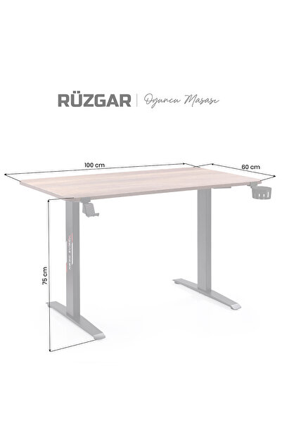 XDrive Rüzgar Oyuncu Masası Barok (100x60)