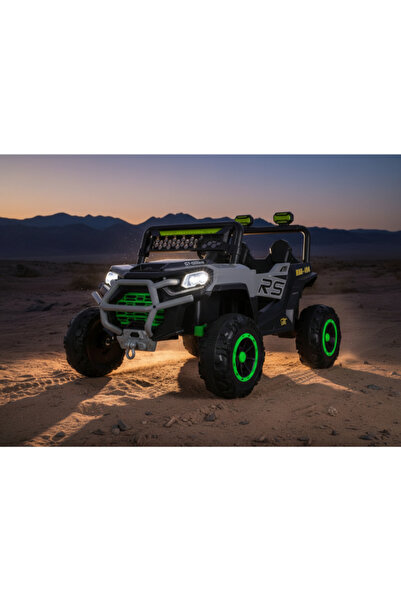 Family Center Kids Electric Ride-On Car 6V Dual 380 Motors with Bluetooth, R/C & Front/Rear Swing 10-2501GR