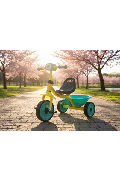 Family Center Kids Tricycle Music, light Yellow 25-YQM-358Y
