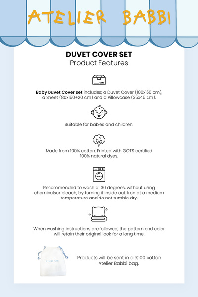 Atelier Babbi Baby Bedding Set - Toile De Jouy / Pink