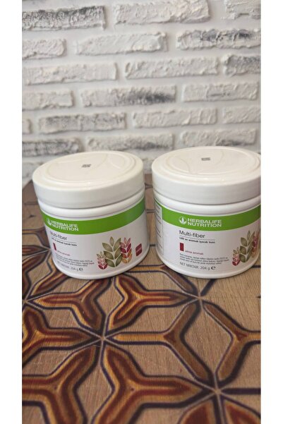 Herbalife Multi-fiber Lifli ve Elma Aromalı Içecek Tozu 2 li Set