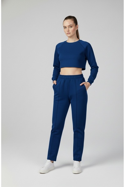 kemmy önü çimalı 3iplik içi şordonlu eşotman altı