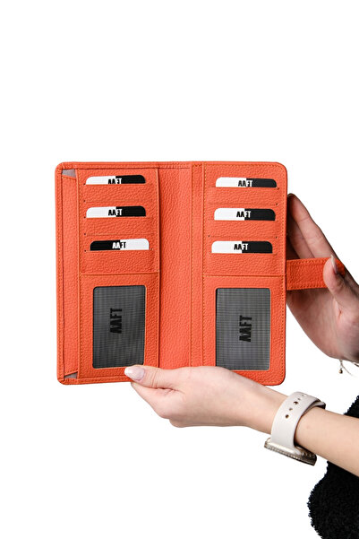 MFT Leather Design Twist 2323 Шкіряний гаманець з відділенням для телефону, унісекс