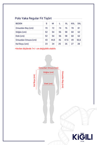 Kiğılı Pocket Polo Neck Regular Fit Embroidered Cotton T-Shirt