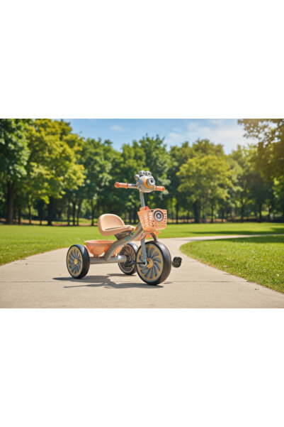 Family Center Kids Tricycle with Music & Bubble Function 25-T569GR