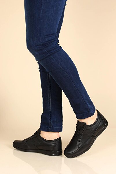 FAST STEP Чоловічі ортопедичні повсякденні черевики з натуральної шкіри 662MA03