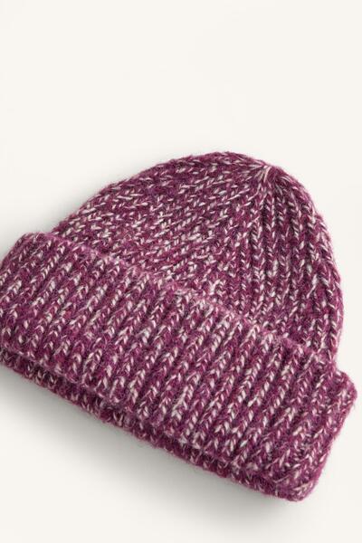 Oysho Flecked knit beanie