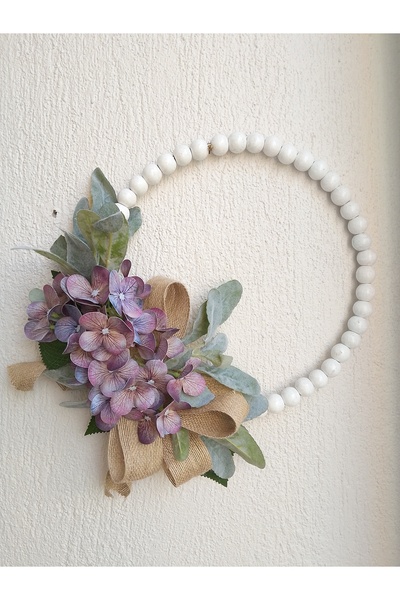 JollyShop Beyaz boncuk kapı süsü ev dekoru hediyelik