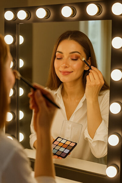 ŞIK VE MUTLU لوحة ظلال عيون ملونة فاخرة مكونة من 16 لونًا