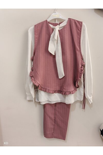 Stylla şifon pantolonlu takım