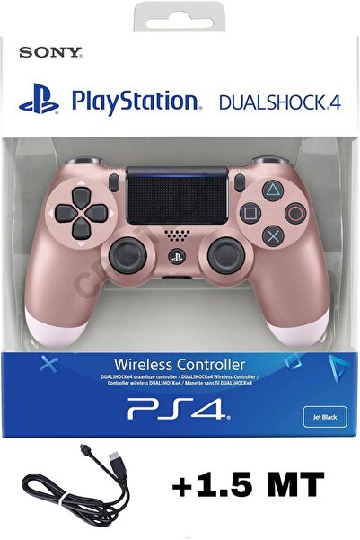 CRK TECH Playstation DualShock 4 Uyumlu V2 Yenilenmiş Ps4 Oyun Kolu Pc + Ps4 ( 1.5MT ŞARJ KABLOSU)