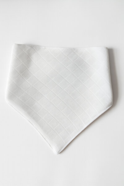 nelcollection Muslin Stroller/Car Seat Cushion, 100% Cotton, with Bib Gift