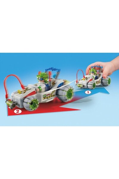 Playmobil FunStars - Professor Pullback Kart Playset