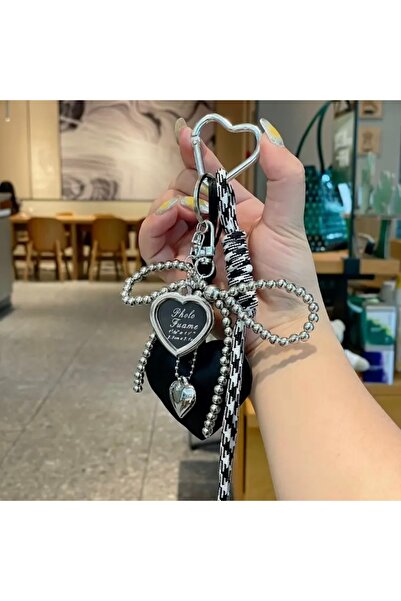 Accessories Hei Black Heart Detailed Chain Detailed Cute Stylish Women's Bag ...