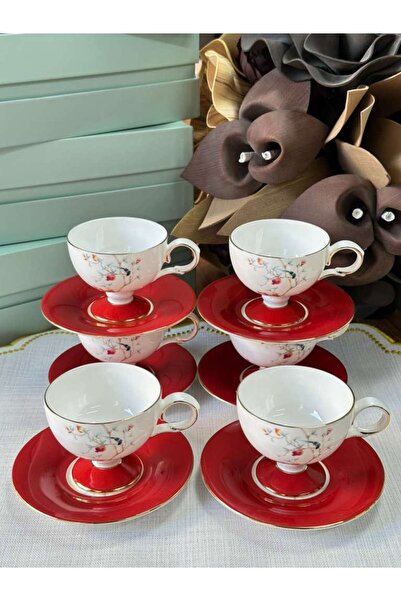 Paçi Türk Kahve Fincanı Veronica Amour 6 Kişilik 12 Parça