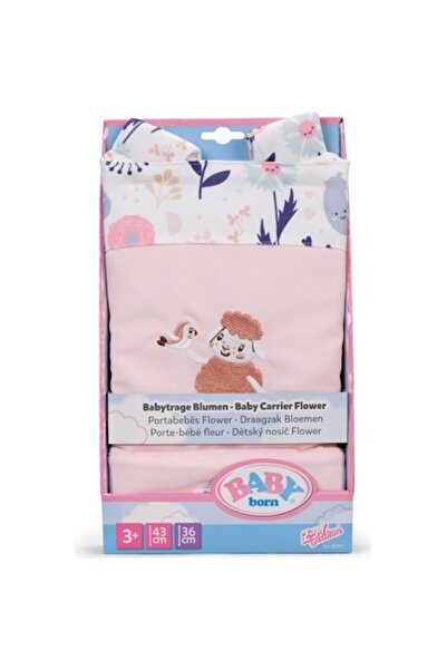 ZAPF CREATION Baby Born Doll Carrier, Multicolor, 30x17.5x5 cm, for dolls up to 43 cm, 3+ years