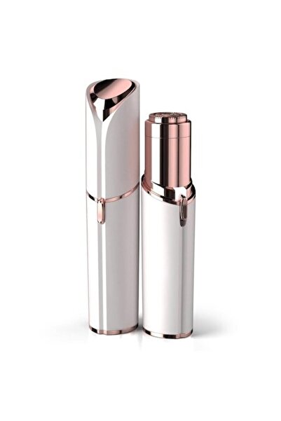 Deliny USB Rechargeable Facial Epilator — Women's Painless Facial Shaver, Peach White