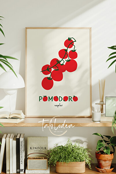 tablodea Minimalist İtalyan Mutfak Dekoru Çerçeveli Poster Tablo TD Pinterest...