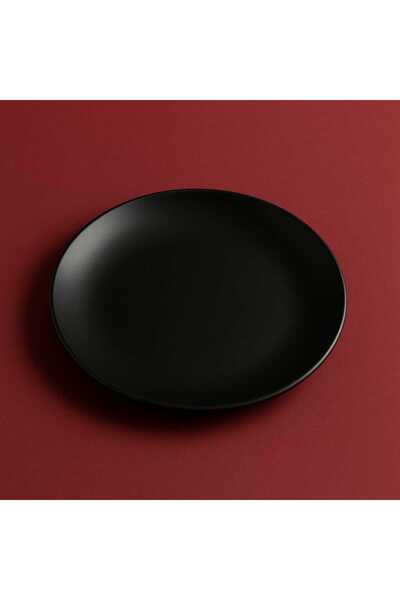 Joie Maison Noir Seramik Servis Tabağı Siyah (26 cm)