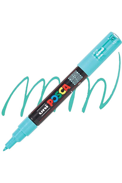 UNİ-BALL قلم تلوين مائي UNIBALL POSCA 0.7 باللون الأخضر المائي - (UNI-PC-1M) (N)