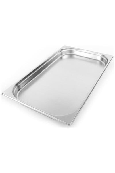 Kayalar Gastronom Küvet Paslanmaz Çelik GN 1/1*40 mm ( 53 * 32,5 cm ) Derinli...