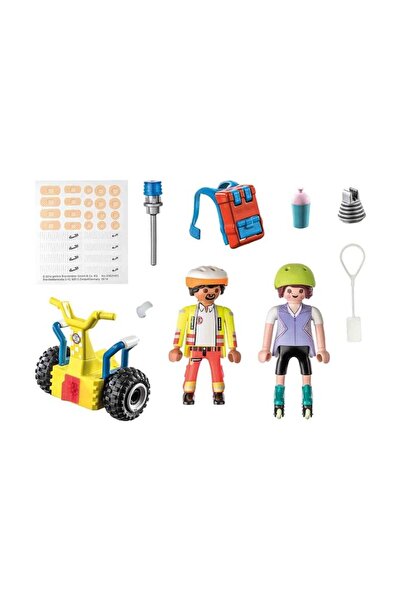 Playmobil City Life - Starter Pack, Rescuer with Balance Vehicle