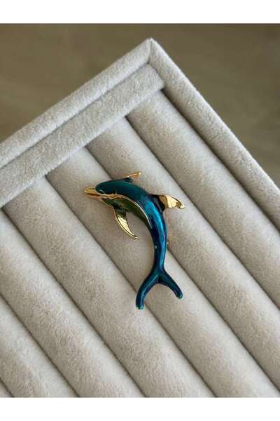 İREM YILDIZ Yeni Moda Balina Temalı Şık Broş