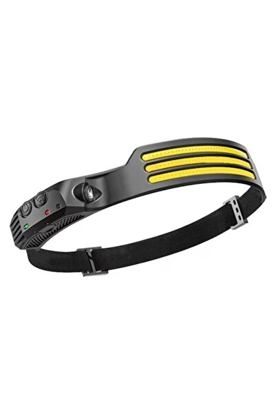 OEM LED headlamp with motion sensor, USB-C, multi-mode COB + side spot, IPX4, 100 g