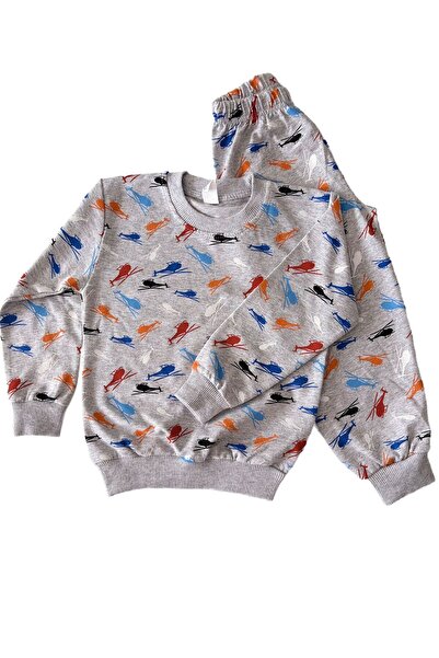 mışıl mışıl kids Helikopter za dečake Sa deznom Pidžama set