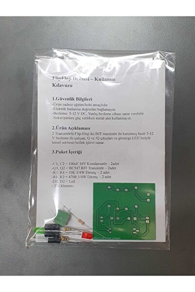 BigBang Flip-Flop Devresi - Kendin Yap Hobi Devresi