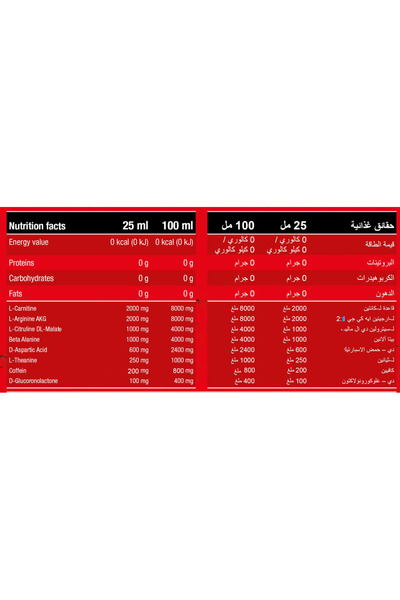 Pro Nutrition ديناميت شوت - أمبولات طاقة سائلة (توت بري، ٢٠ × ٢٥ مل)
