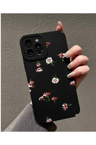 FOREVERCASE حافظة هاتف من السيليكون مع حماية للكاميرا ونمط إطلاق مخملي من الد...