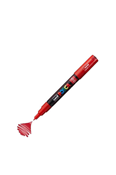 UNİ-BALL Uniball Posca 0.7 Water-Based Painting Marker Red- (Uni-Pc-1M) (N)