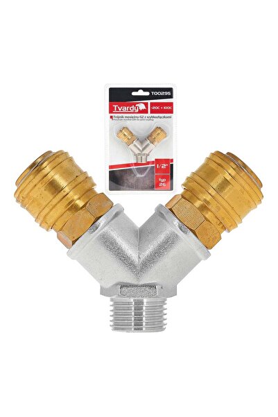 GEKO RAMIFICATOR, DISTRIBUITOR DE AER 1/2 CU 2 IESIRI, CUPLE RAPIDE