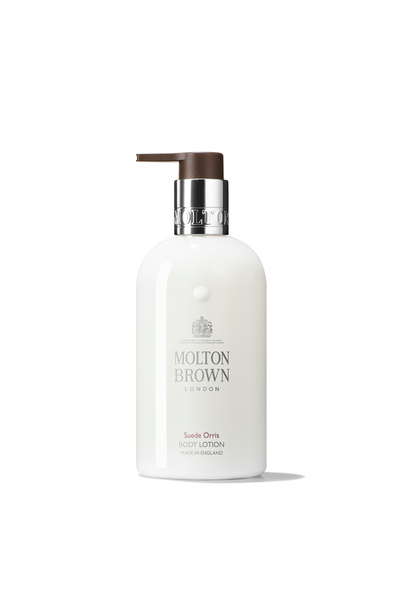 Molton Brown Loțiune de corp hrănitoare Suede Orris, 300 ml