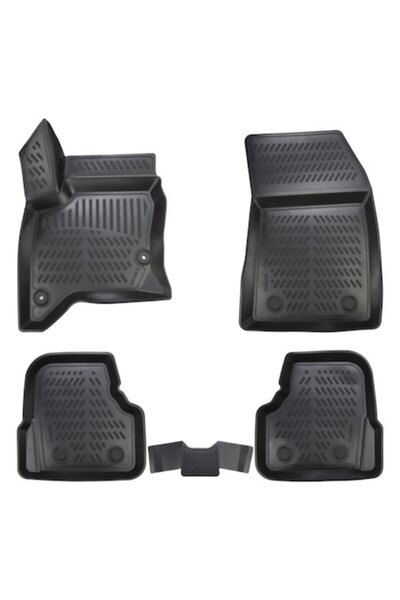 ideal STORE idealSTORE Rubber Tray Floor Mats compatible with Alfa Romeo Junior MHEV 2024