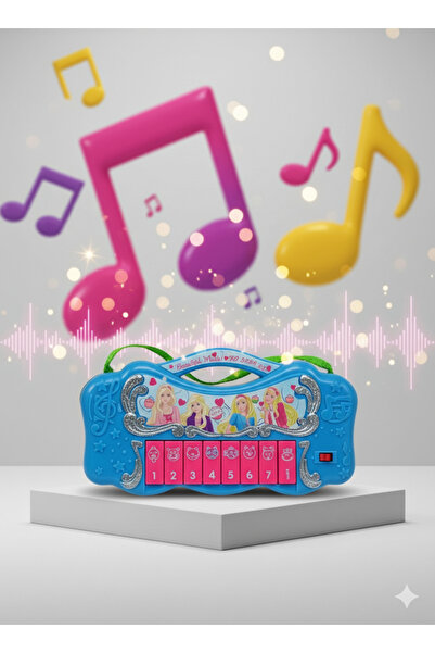 abnturk Işıklı Sesli Müzikli Prenses Mini Piyano Pilli Oyuncak – Taşınabilir ...