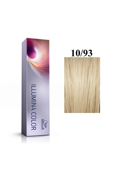 Wella Professionals Illumina Color Permanent Hair Dye 10/93 Bright Light Blonde Pearly Gold 60 ml