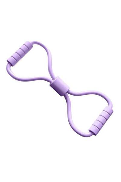 huitich Fairy Purple 8-Shaped Fitness Elastic Band Shoulder, Chest & Back Exercise Rope