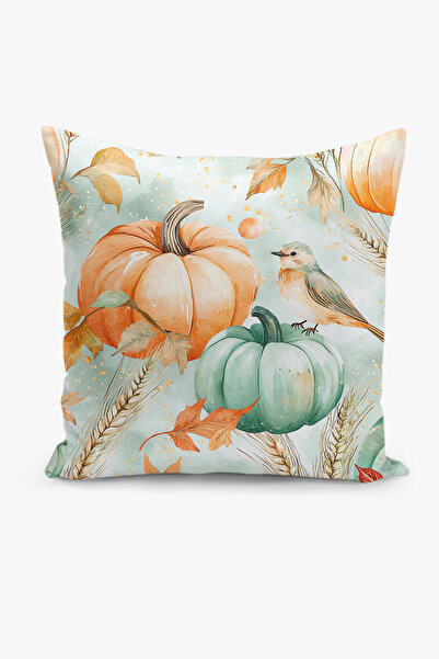 Filamente Double-Sided Digital Printing Throw Pillow Cover Autumn / Pumpkin Pattern
