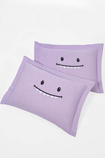 Eponj Home غطاء وسادة مكون من قطعتين أوكسف. لوبوبو ليلك