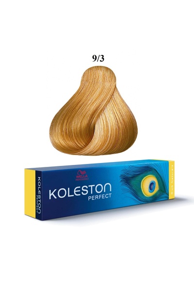 Wella Professionals Koleston Perfect Permanent Hair Dye 9/3 Very Light Blonde Gold 60 ml