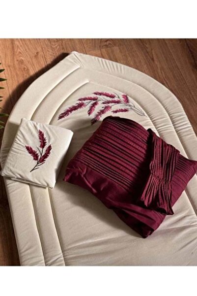 AS Brides طقم سجادة صلاة مع إسفنجة مبطنة و ثوب صلاة مطرز